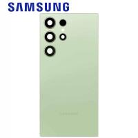 Samsung Galaxy S24 Ultra S928 Back Cover + Camera Glass Green Service Pack