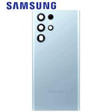 Samsung Galaxy S22 Ultra S908B Back Cover + Camera Glass Blue Service Pack
