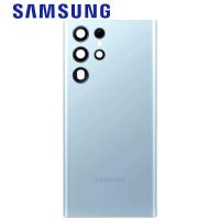 Samsung Galaxy S22 Ultra S908B Back Cover + Camera Glass Blue Service Pack