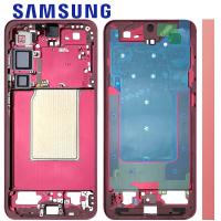 Samsung Galaxy S25+ S936 Middle Frame + Side Key Red Service Pack