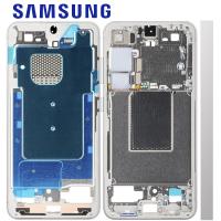 Samsung Galaxy S24 S921 Middle Frame + Side Key Gray Service Pack