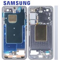 Samsung Galaxy S24 S921 Middle Frame + Side Key Blue Service Pack