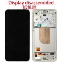 Samsung Galaxy S23 Fe S711 Touch + Lcd + Frame White Disassembled Grade A