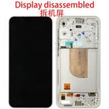 Samsung Galaxy S23 Fe S711 Touch + Lcd + Frame White Disassembled Grade A