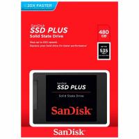 Solid State Drive (SSD) SanDisk Plus 480Gb  2.5inch SATA III SDSSDA-480G-G26