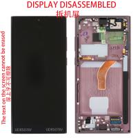 Samsung Galaxy S22 Ultra S908 Touch + Lcd + Frame Burgundy Developer Version Disassembled Grade B
