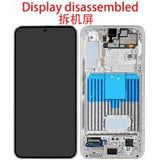 Samsung Galaxy S22 S901 Touch + Lcd + Frame White Disassembled Grede B