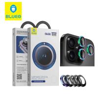 Blueo Sapphire PVD Steel Camera Ring NPB29 For iPhone 17 Pro / 17 Pro Max Colorful In Blister