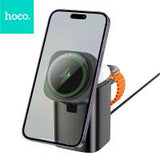 Wireles Charger Hoco 3in1 15W Compatible With Apple Watch CQ20 Black In Blister