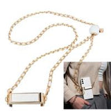 Chain / Rope with holder GLAMOUR Fit All Models 80MM Max Width WHITE In Blister