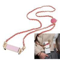 Chain / Rope with holder GLAMOUR Fit All Models 80MM Max Width Pink In Blister