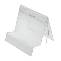 Plexi Vertical Holder / Phone Tablet Stand With Place For Price (Navi/Tablet)