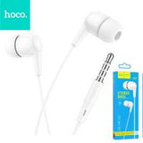 HOCO Wire Earphones Jack 3,5MM With Microphone M97 White In Blister