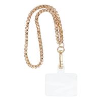 CHAIN #42 Phone Lanyard Phone Pendant / Cord Length 40CM (20CM In The Loop) / On Wrist - Gold