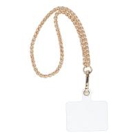 CHAIN #43 Phone Lanyard Phone Pendant / Cord Length 40CM (20CM In The Loop) / On Wrist - Gold