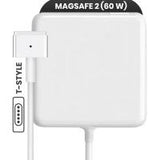 60W MagSafe 2 Power Adapter With Cable (T-Style) For MacBook Used Grade A Original
