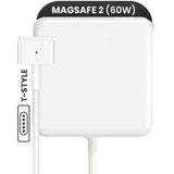 60W MagSafe 2 Power Adapter With Cable (T-Style) For MacBook Used OEM Grade A/B Original