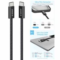 USB-C to USB-C Cable Anker Zolo 240W 1.8m Black A8060H12 in Blister