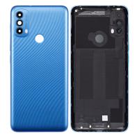 Motorola Moto E30  XT-2159 Back Cover + Camera Glass Blue Original