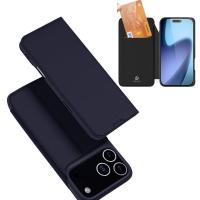 DUX DUCIS Wallet Case SKIN PRO For IPHONE 17 PRO Blue In Blister