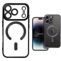 ELECTRO MAG COVER Case Compatible With MagSafe For IPHONE 17 Pro Black In Blister