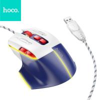 Wire Gaming Mouse Hoco USB A 3600 Dpi GM31 White Blue In Blister