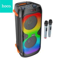 HOCO Bluetooth / Wireless Speaker LED Outdoor Manhattan + Dual Wireless Microphone BS53 In Blister