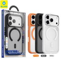 Blueo Frosted Heat Dissipation Anti-Slip Stand Magnetic Case BL057 for iPhone 17 Pro Black