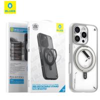 Blueo Skin Friendly Magnetic Case With 360 Rotatable Stand BL037 iPhone 17 Pro Max White In Blister