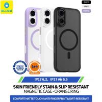 Blueo Skin Friendly Stain &amp; Slip Resistant Magnetic Case BL058 iPhone 17 Air Purple