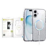 Blueo Crystal Pro Drop Resistance Phone Case B41 With Magsafe iPhone 17 Glitter Transparent In Blister