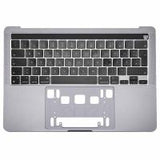 Macbook Pro 13" (2020) A2338 EMC 3578 Keyboard+Frame Gray Grade A German Layout 100% Original