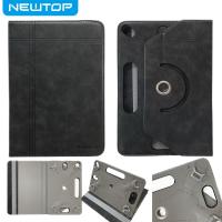 NEWTOP COVER TABLET UNIVERSALE IN PELLE PU RUOTABILE 360&deg; ELASTICO 10" 16:9 (Universale 10 pollici - Nero)