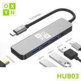 OXYN HUB03 USB C 5 IN 1 - BYL2008