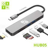 OXYN HUB05 USB C 6 IN 1 - BYL2010