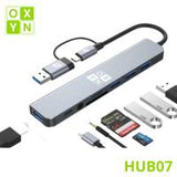 OXYN HUB07 USB 3.2/C 8 IN 1 - BYL2218TU