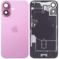 iPhone 16 Plus Back Cover + Wireless Charge + Flex Flashlight Pink Original Refurbished