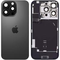 iPhone 16 Pro Back Cover + Wireless Charge + Flex Flashlight Black Original Refurbished