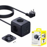 Power Strip Baseus EnerFill FA11 3 x Schuko Black E00082100123-00 in Blister