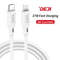Deji DJ-C15 Type-C To Lightning Fast Charging USB Data Cable 1M 3.0A Soft Silicone In Blister