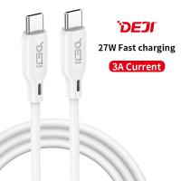 Deji DJ-C16 Type-C To Type-C Fast Charging USB Data Cable 1M 3.0A Soft Silicone In Blister