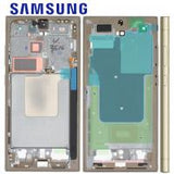 Samsung Galaxy S24 Ultra S928 Middle Frame + Side Key Yellow Service Pack
