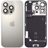 iPhone 16 Pro Back Cover + Frame Full Flex Natural Titanium Dissembled Grade A Original