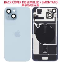 iPhone 15 Plus Back Cover + Camera Glass Blue Dissembled Grade A Original (Refurbished)