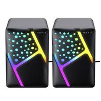 Gaming USB Speaker HAVIT SK763 RGB Black in Blister