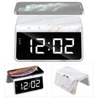 Alarm Clock HAVIT W320 with Qi Wireless Charging White in Blister