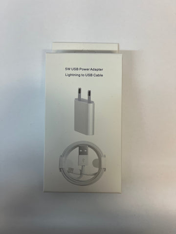 Iphone 5w charging set in box without logo