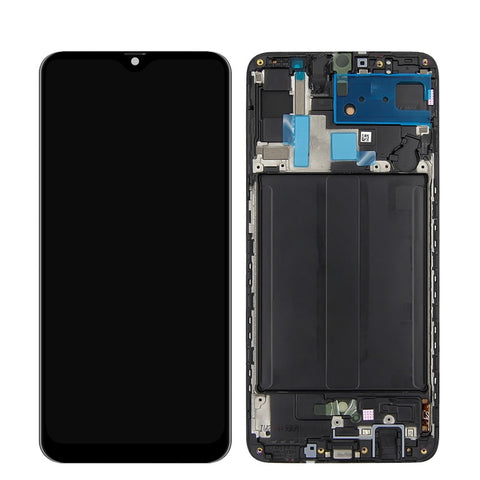 SAMSUNG A70 2019 A705F TOUCH+LCD+FRAME BLACK OLED OEM