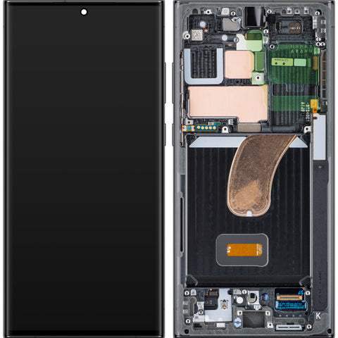 Samsung Galaxy S23 Ultra S918 Touch+Lcd+Frame Black Service Pack