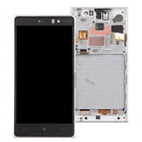 nokia lumia 830 touch+lcd+frame silver